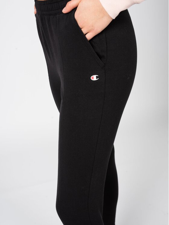 Champion Champion Kalhoty z materiálu 115408 Černá Slim Fit