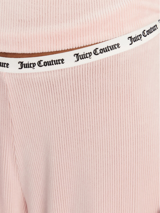 Juicy Couture Juicy Couture Pyžamové kalhoty Vicky JCLAS125504 Růžová Flare Fit