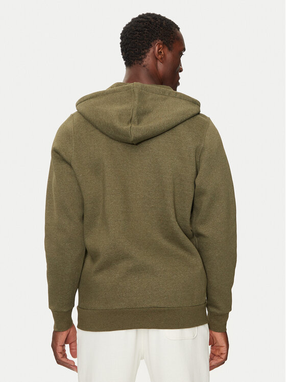 Under Armour Under Armour Majica dugih rukava Essential Fleece 1373881 Zelena Regular Fit