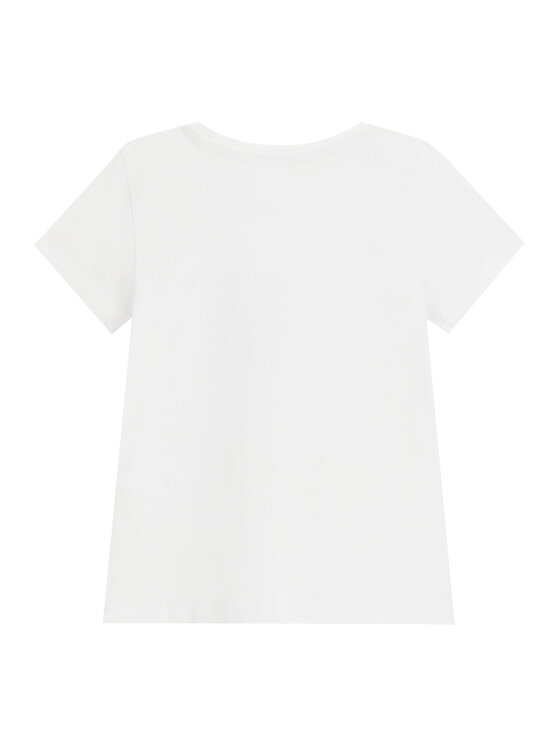 Guess Guess T-Shirt K6RI21 K6YW4 Biały Regular Fit