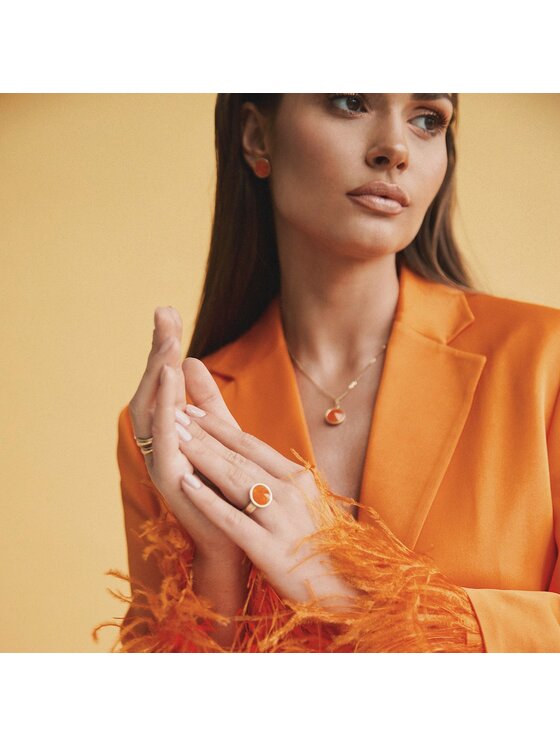 Giorre Giorre Kolczyki 7586_38142 Żółte złocenie