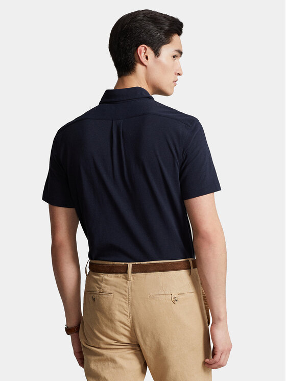 Polo Ralph Lauren Polo Ralph Lauren Риза 710798291001 Тъмносин Slim Fit