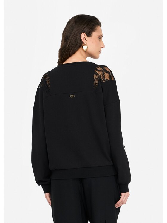 Liu Jo Liu Jo Felpa TF5008J452303N66 Nero Regular Fit