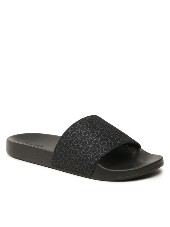 Calvin Klein Calvin Klein Šlepetės Pool Slide Mono HM0HM00963 Juoda