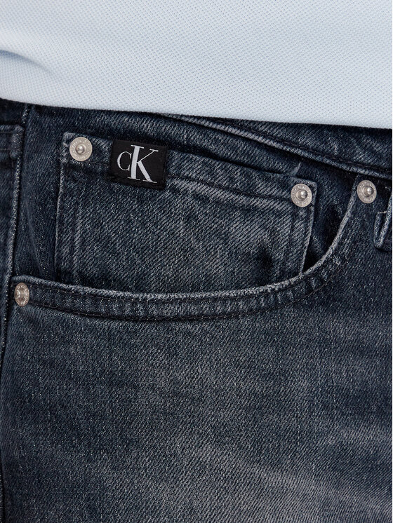 Calvin Klein Jeans Calvin Klein Jeans Jeans hlače J30J324189 Mornarsko modra Slim Fit