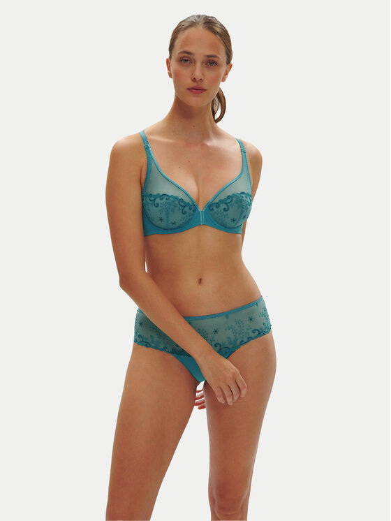 Simone Pérèle Simone Pérèle Biustonosz z fiszbiną Delice 12X319 Niebieski