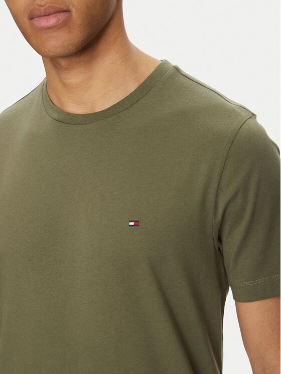 Tommy Hilfiger Tommy Hilfiger Tricou Ess Seasonal MW0MW39995 Verde Regular Fit