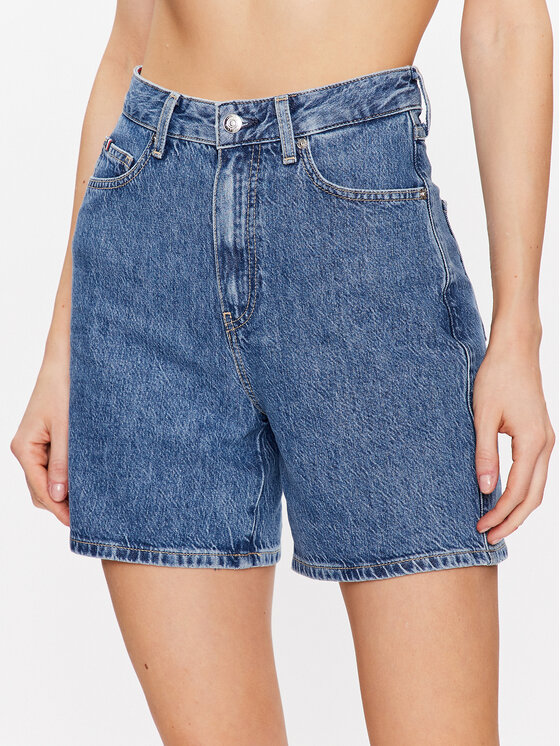 Tommy Hilfiger Tommy Hilfiger Džinsiniai šortai WW0WW38124 Mėlyna Regular Fit
