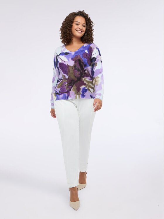 Fiorella Rubino Fiorella Rubino Maglione M020L008282N0V9 Viola Regular Fit