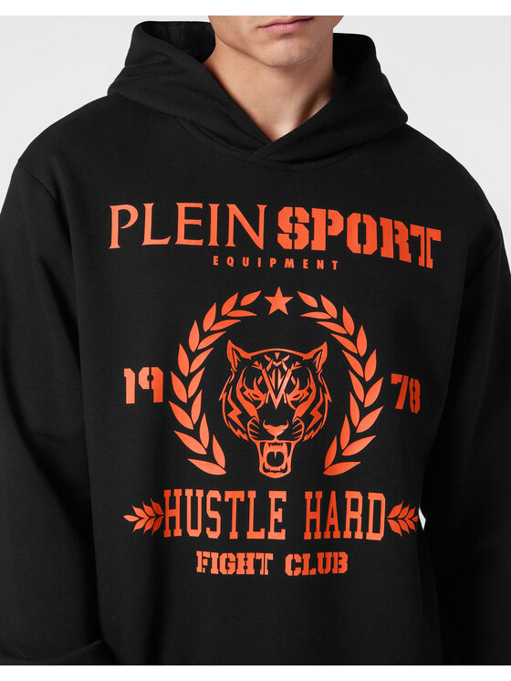 Plein Sport Plein Sport Bluza 13109 Czarny Regular Fit
