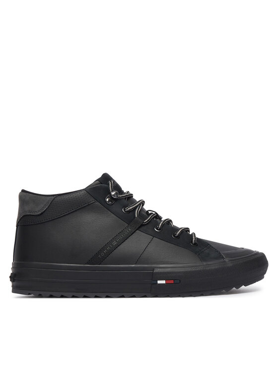 Tommy Hilfiger Tommy Hilfiger Αθλητικά Harlem Street Cleat Winter FM0FM05954 Μαύρο