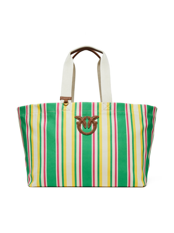 Geantă PINKO Shopping Bag Extra PE 25 PLTT 104754 A2G5 Verde