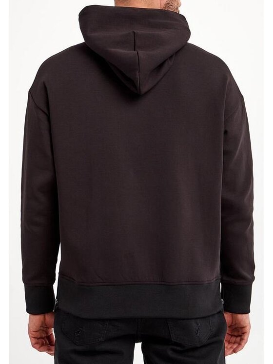 Armani Exchange Armani Exchange Mikina 3LZMLF ZJZGZ 1200 Černá Regular Fit