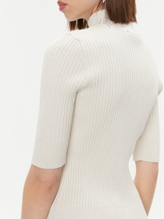 DKNY DKNY Džemperis P3MSZBA9 Écru Regular Fit