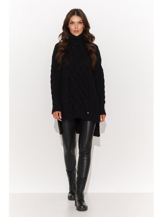 Numinou Numinou Sweter NU_S96 Czarny Regular Fit