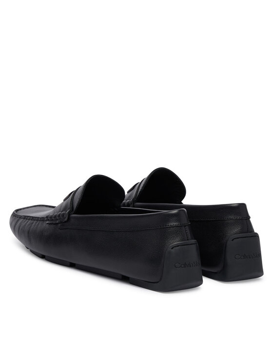 Calvin Klein Calvin Klein Mokasyny Driver Hdw Lth HM0HM02264 Czarny