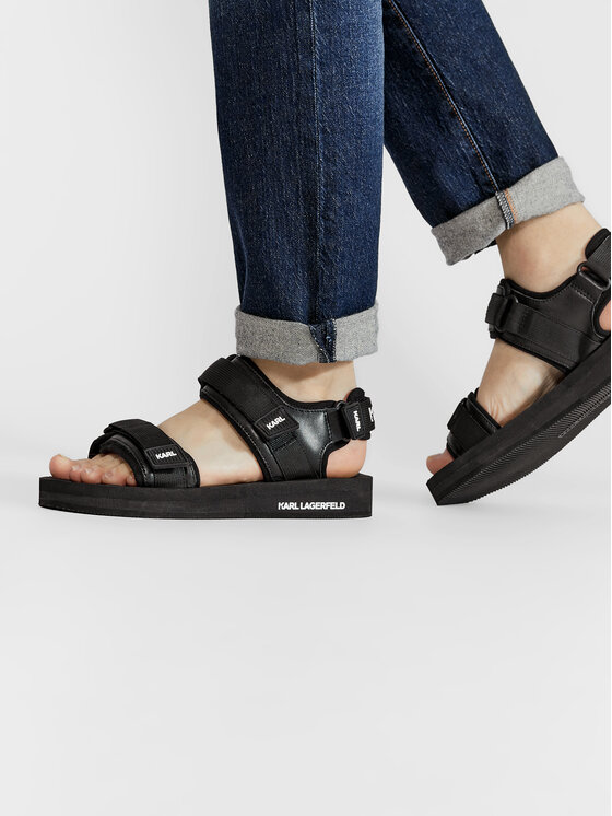 KARL LAGERFELD KARL LAGERFELD Sandalen KL70510 Schwarz
