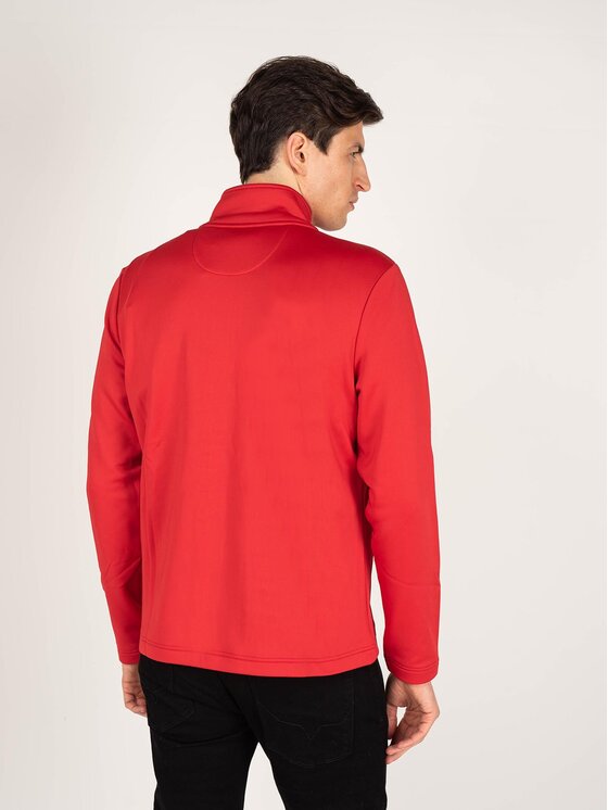 North Sails North Sails Felpa 45 1000 000 | Cowes Full Zip Rosso Regular Fit