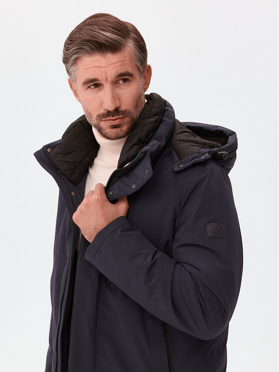 Evenemen Evenemen Kurtka zimowa SVEN NAVY Granatowy Slim Fit