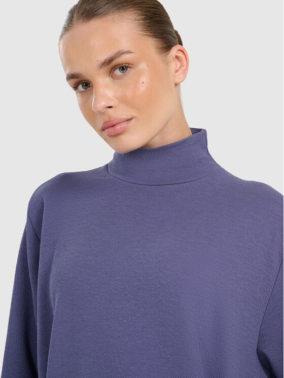 4F 4F Bluza 4FWAW25TFSWF589-30S Niebieski Oversize