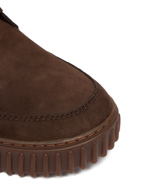 Clarks Clarks Gležnjarji Torhill LaceHi 26184694 Rjava
