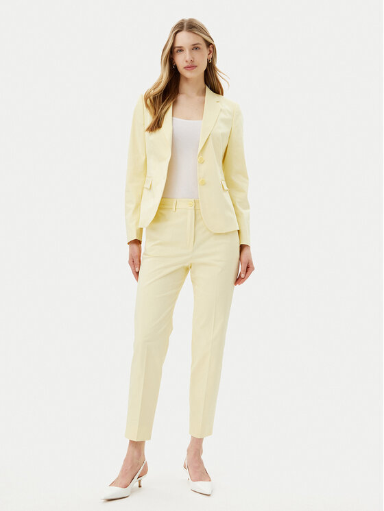 JOOP! JOOP! Szövet nadrág 58 252P58Petrona-X 30045842 Sárga Slim Fit
