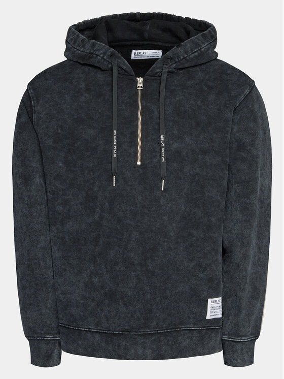 REPLAY Replay Pulóver M6829.000.23688M Fekete Regular Fit