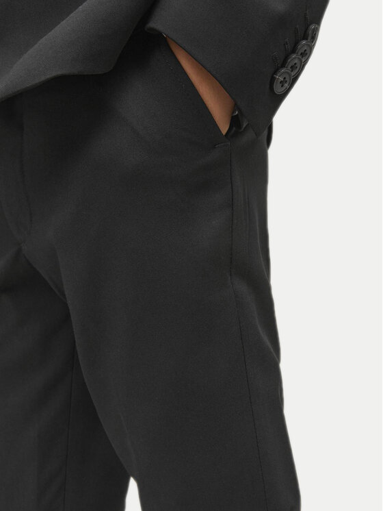 Jack&Jones Junior Jack&Jones Junior Штани з тканини Solar 12203547 Чорний Slim Fit