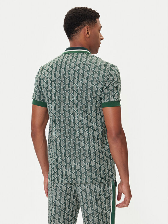 Lacoste Lacoste Polo majica DH1417 Zelena Regular Fit