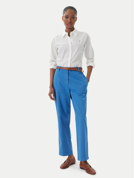 Tommy Hilfiger Tommy Hilfiger Chino WW0WW49647 Plava Slim Fit