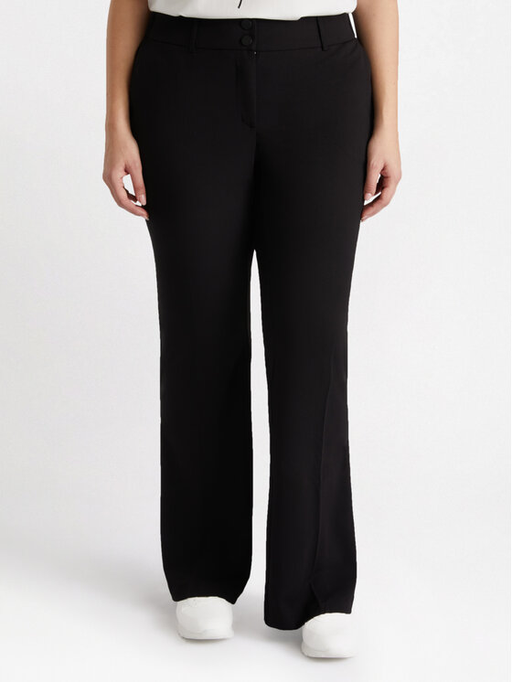 Fiorella Rubino Fiorella Rubino Pantaloni di tessuto P695L002078N033 Nero Flare Fit