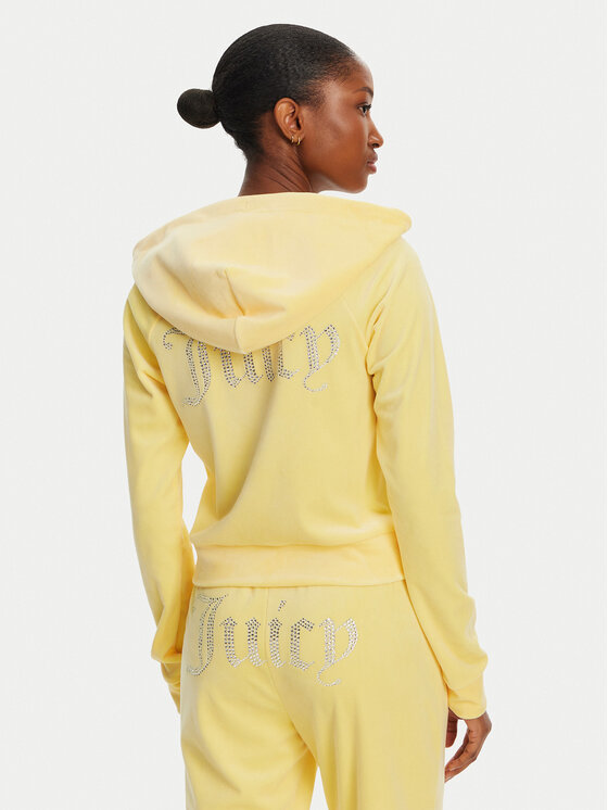 Juicy Couture Juicy Couture Bluza Madison JCWA122001 Żółty Slim Fit