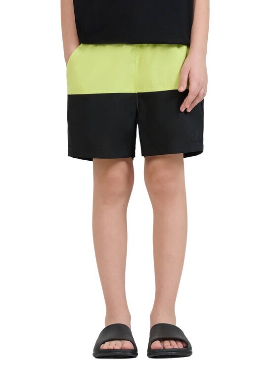 4F 4F Plavecké šortky 4FJWSS25UBDSM116-45S Zelená Regular Fit