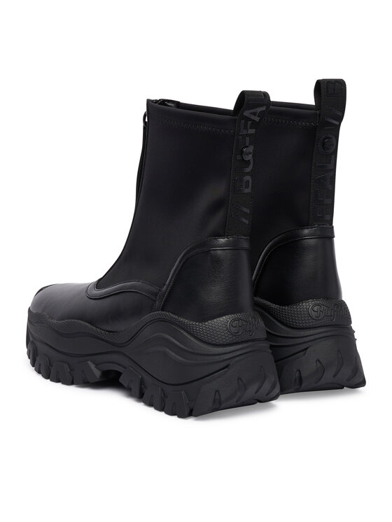 Buffalo Buffalo Čizme Lola Front Zip 1270140 Crna