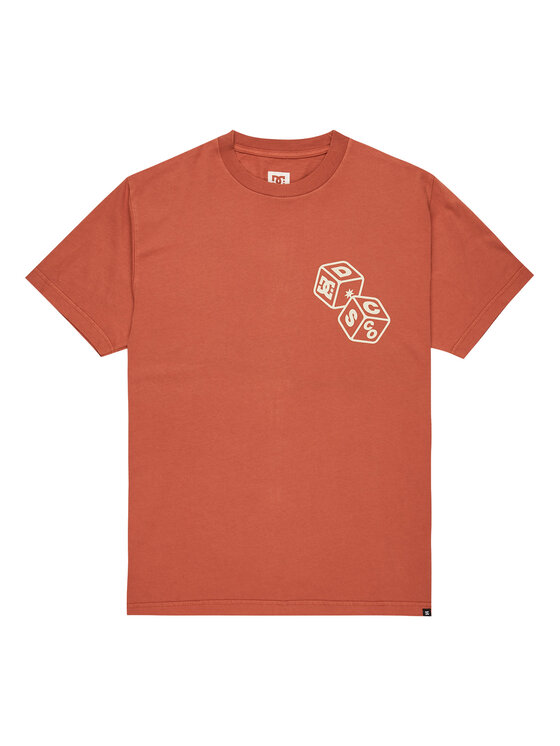 DC Shoes DC Shoes Tricou High Rollin EDYZT04367 Portocaliu Regular Fit