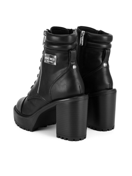 Nine West Nine West Šnurovacia obuv WFA3363-1 Čierna