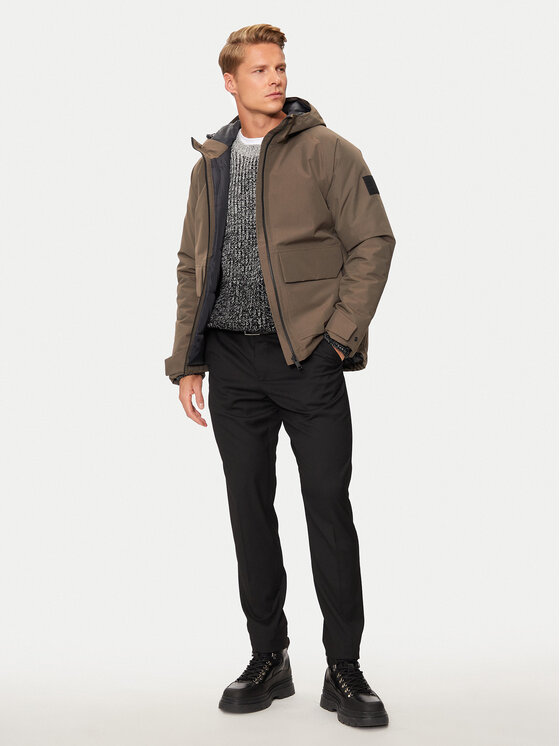 Jack Wolfskin Jack Wolfskin Kurtka przeciwdeszczowa Tempeltor A60205 Brązowy Regular Fit
