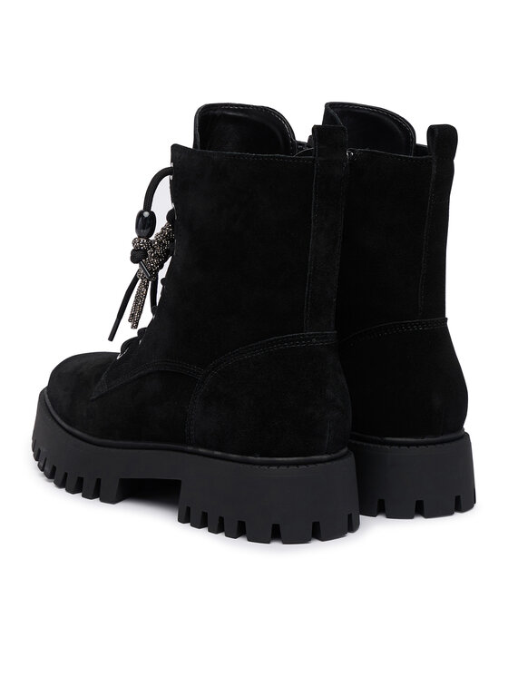 Guess Guess Schnürstiefeletten FLFFIZ SUE10 Schwarz