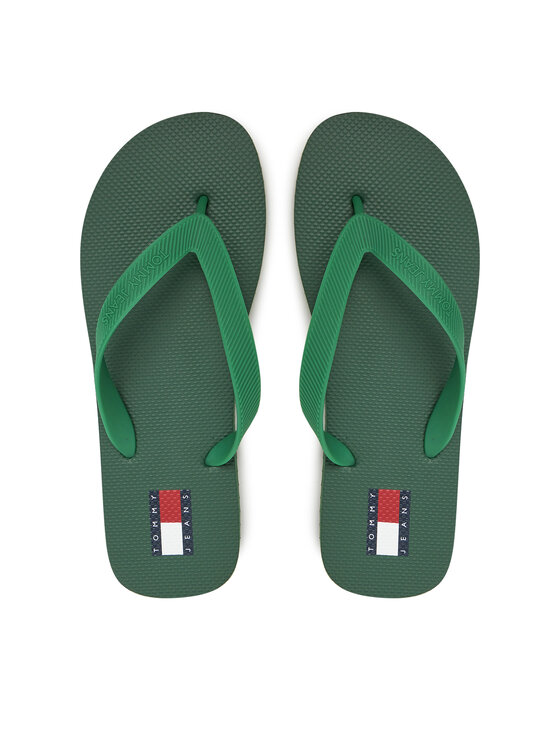 Tommy Jeans Žabky Tjm Beach Sandal EM0EM01560 Zelená