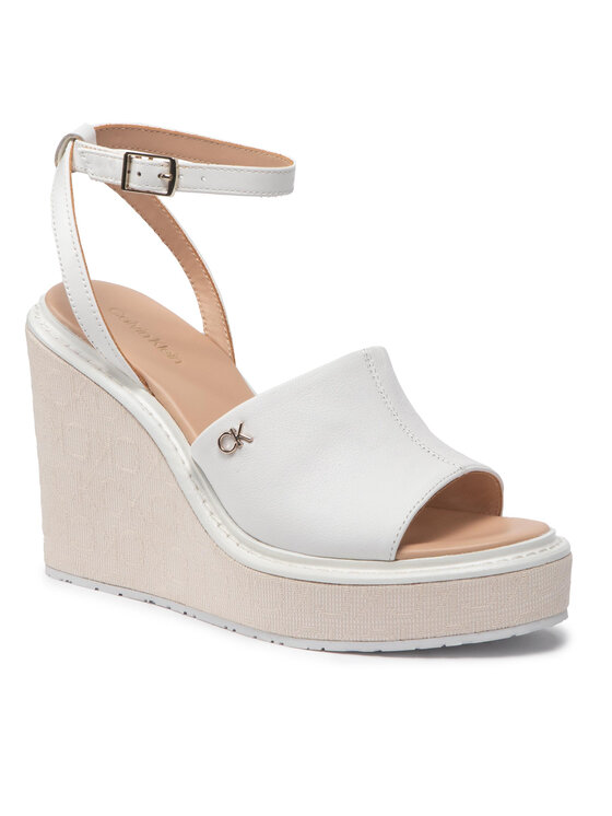 Sandali Wedge 70 Arch Stit-Jq HW0HW01129 Bianco