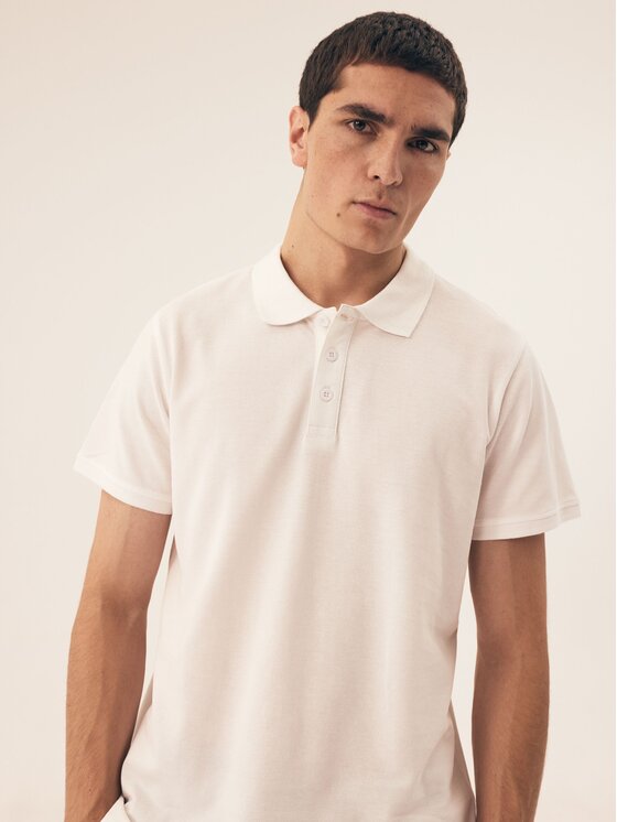 Henderson Henderson Polokošeľa 43025 Biela Regular Fit