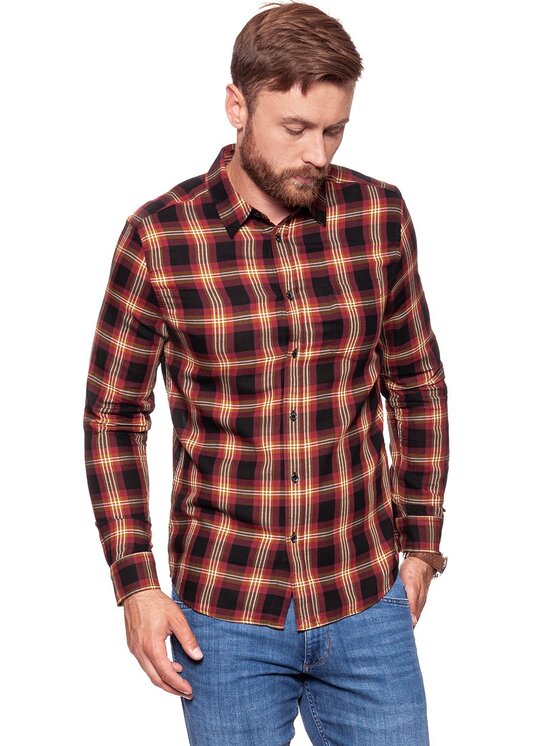 Wrangler Wrangler Koszula 1PKT SHIRT Biały Regular Fit