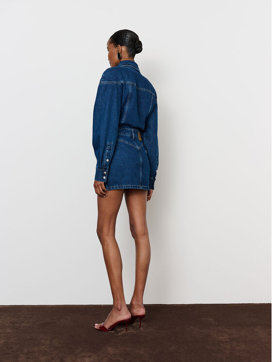 La Mania La Mania Vestito da giorno CASEY Blu scuro Classic Fit