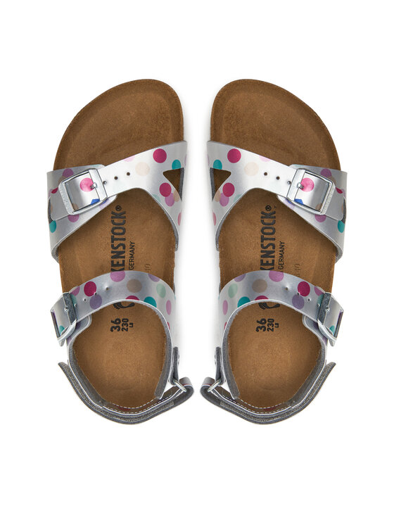 Birkenstock Birkenstock Sandali Rio As Kids 1029527 D Srebrna
