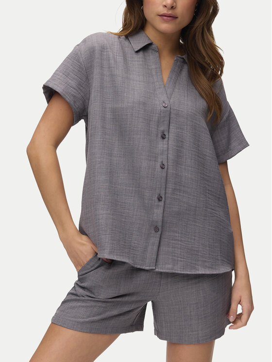 Vero Moda Vero Moda Szorty materiałowe Melaney 10325868 Szary Loose Fit