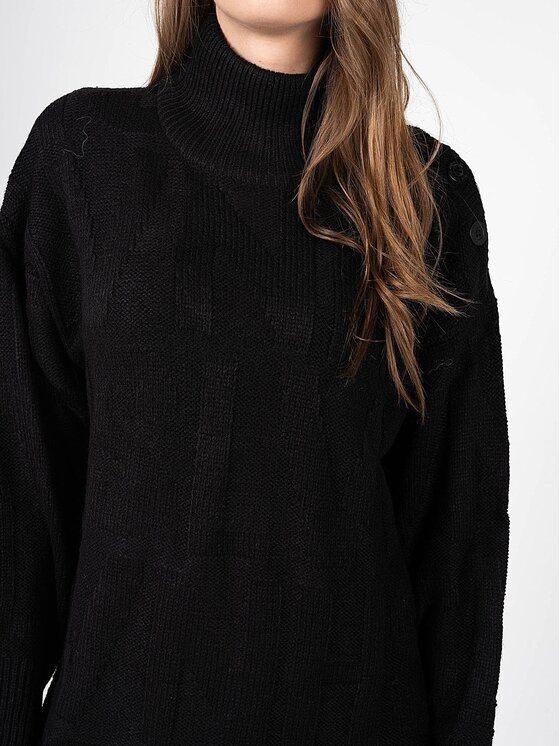 Silvian Heach Silvian Heach Vestito da giorno PGA22087VE Nero Oversize