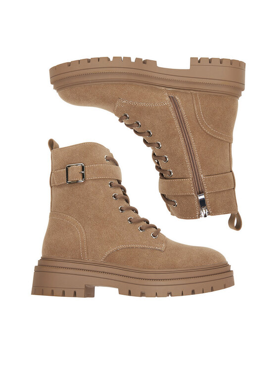 DeeZee DeeZee Schnürschuhe 60120-11 Beige