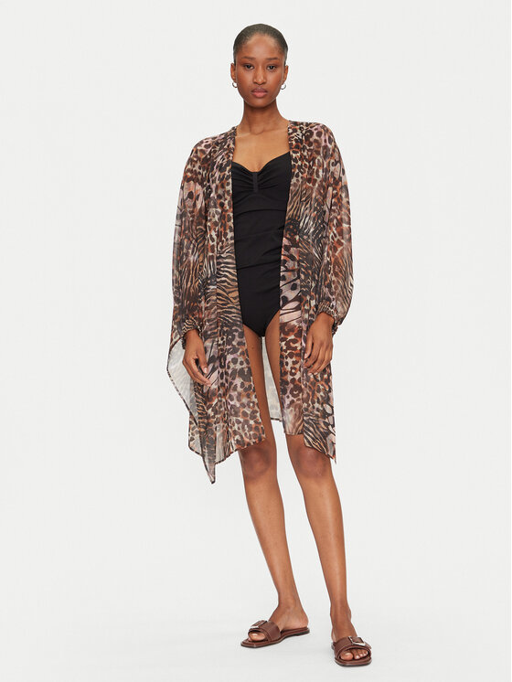 Guess Guess Kimono E5GK03 WH4T2 Brązowy Regular Fit