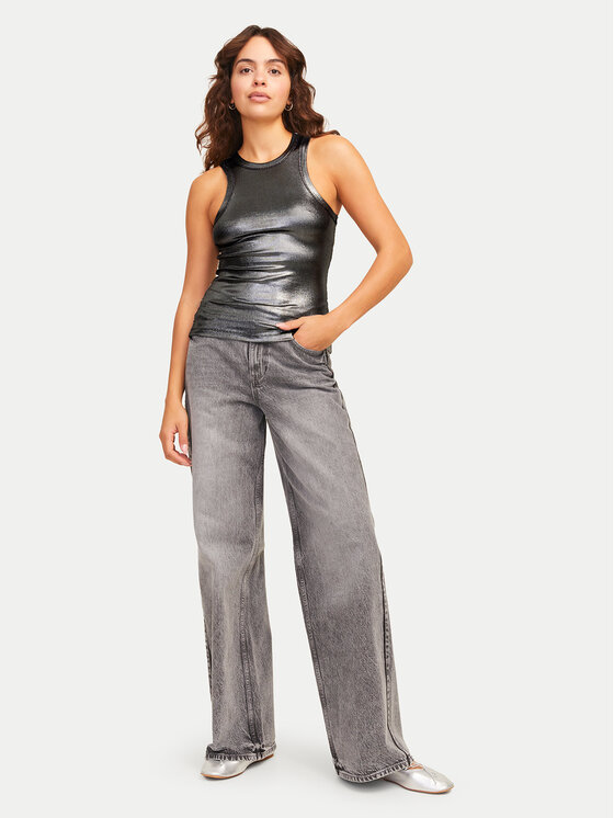 JJXX JJXX Topiņš Forest 12266215 Sudraba Slim Fit