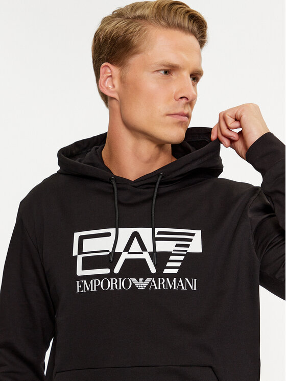 EA7 Emporio Armani EA7 Emporio Armani Mikina 6RPM62 PJ05Z 0200 Čierna Regular Fit